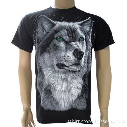 Fashionable Custom/3D Men's T-shirts, 100% Cotton, Customized Logos are Accepted